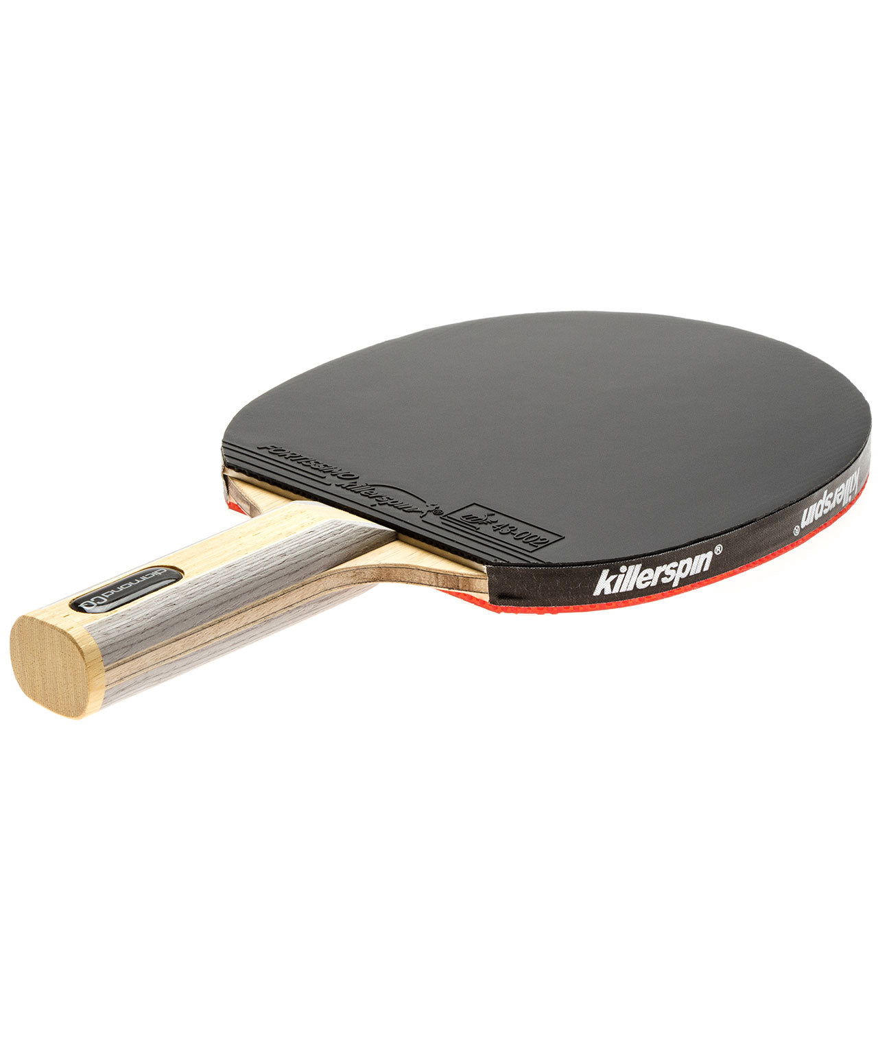 Diamond CQ Premium Killerspin Ping Pong Paddle Diamond CQ Premium - Straight Black Fortissimo Rubber