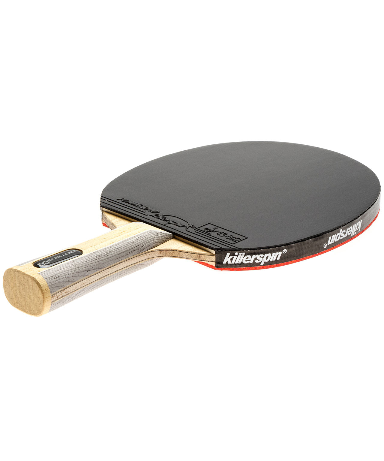 Diamond CQ Premium Killerspin Ping Pong Paddle Diamond CQ Premium - Flared Black Fortissimo Rubber