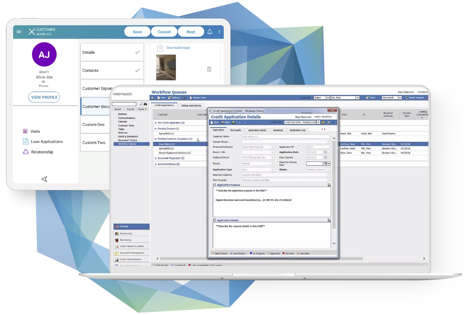 CreditQuest_Loan Origination-Screen1