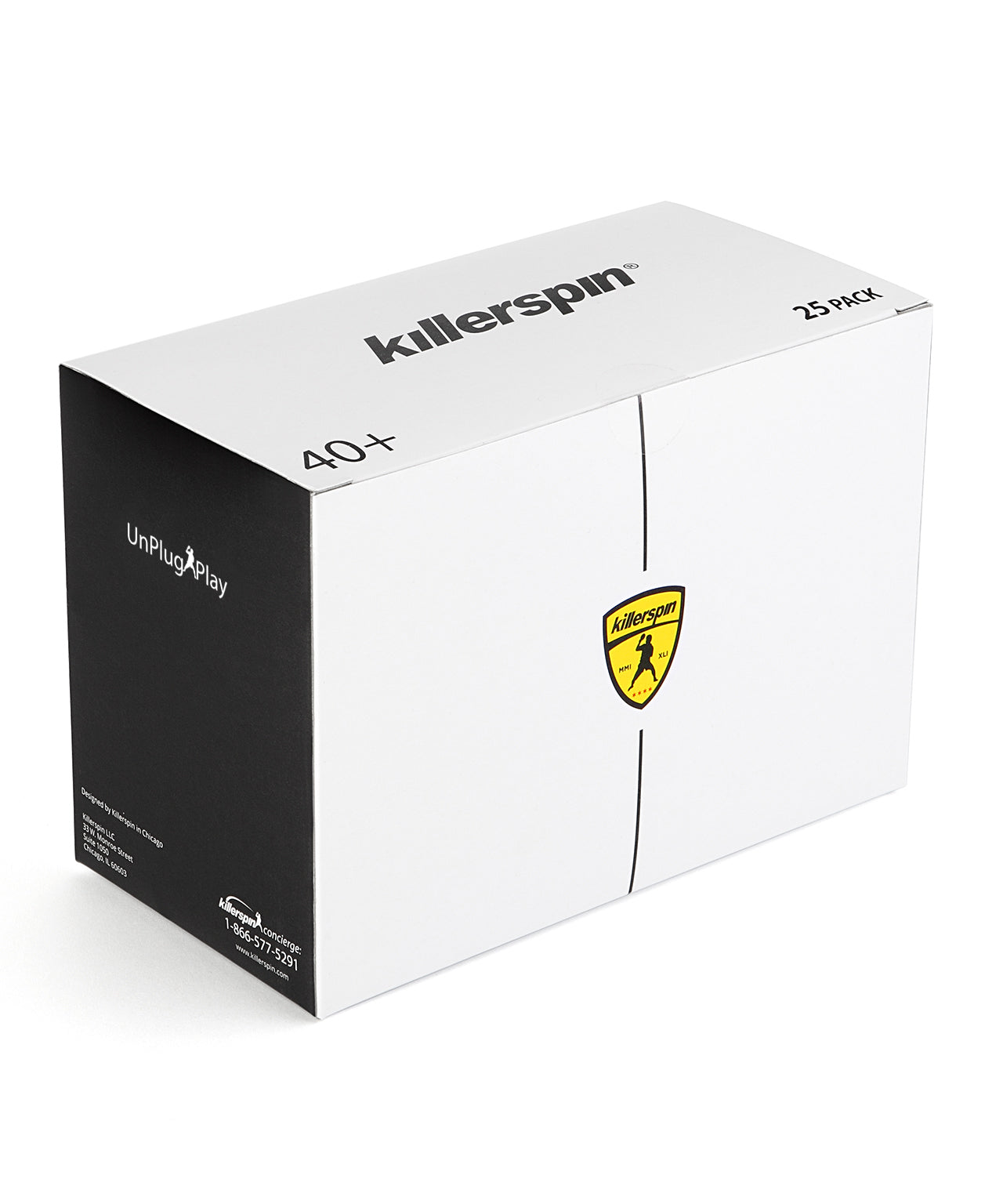 25 Pack - Training Balls 40+ (White) Killerspin Training Ping Pong Balls - 25 Pack