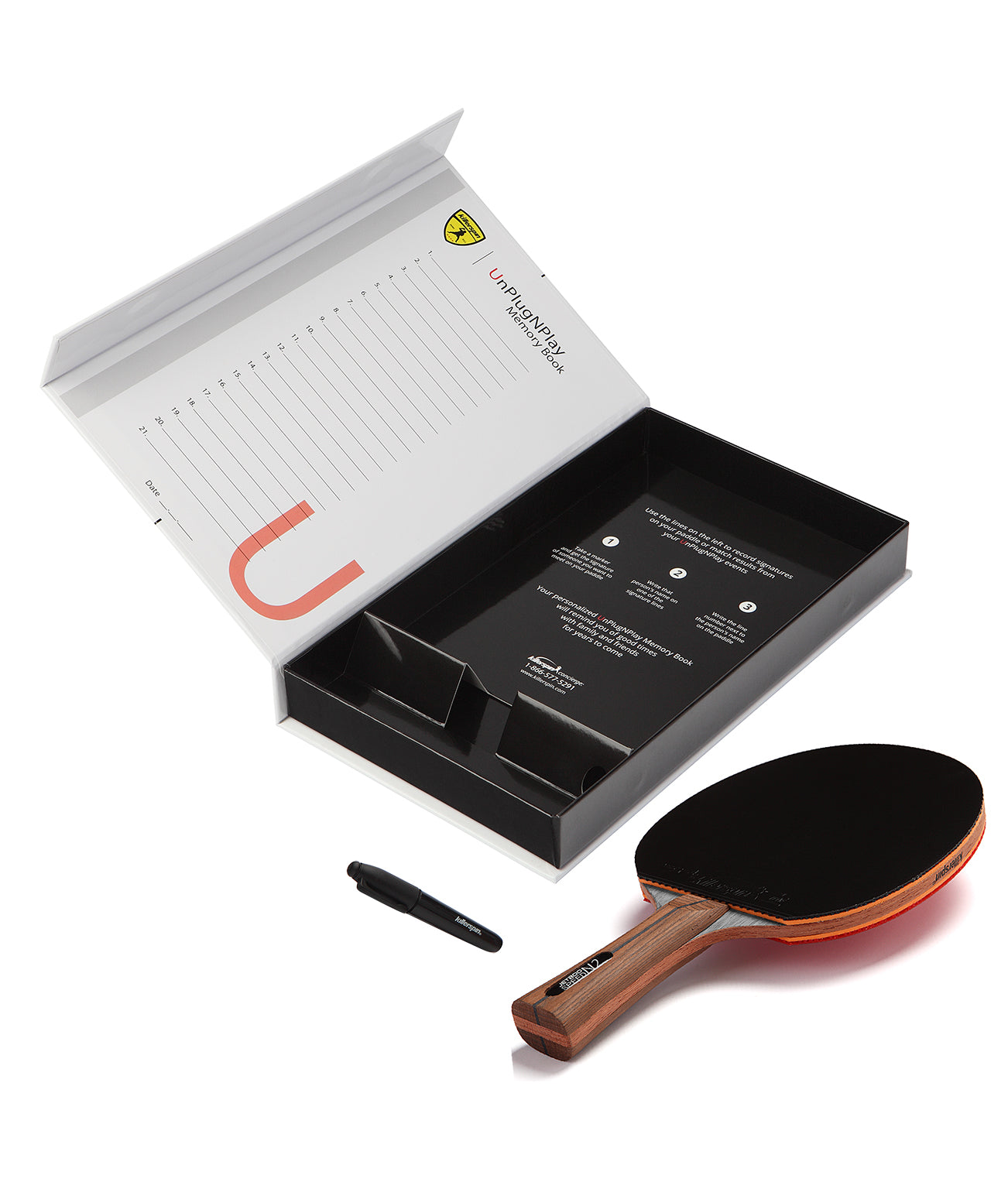 JET 800 SPEED N2 Killerspin Ping Pong Paddle Jet800 Speed N2 - Memory Book