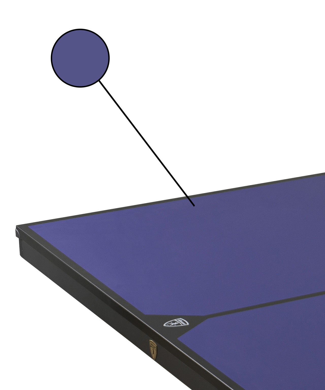 Revolution Classic SVR-Silver1 Killerspin Ping Pong Table  Revolution SVR Silver1 - Top