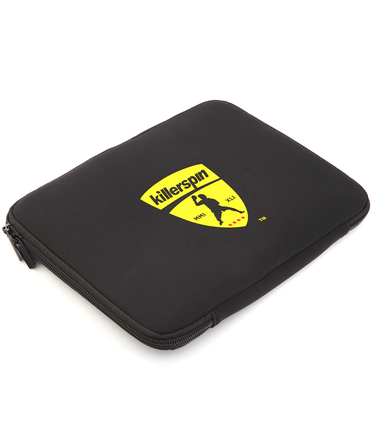JET BLACK COMBO Killerspin Jet Black Combo Ping Pong Paddle Case - Logo