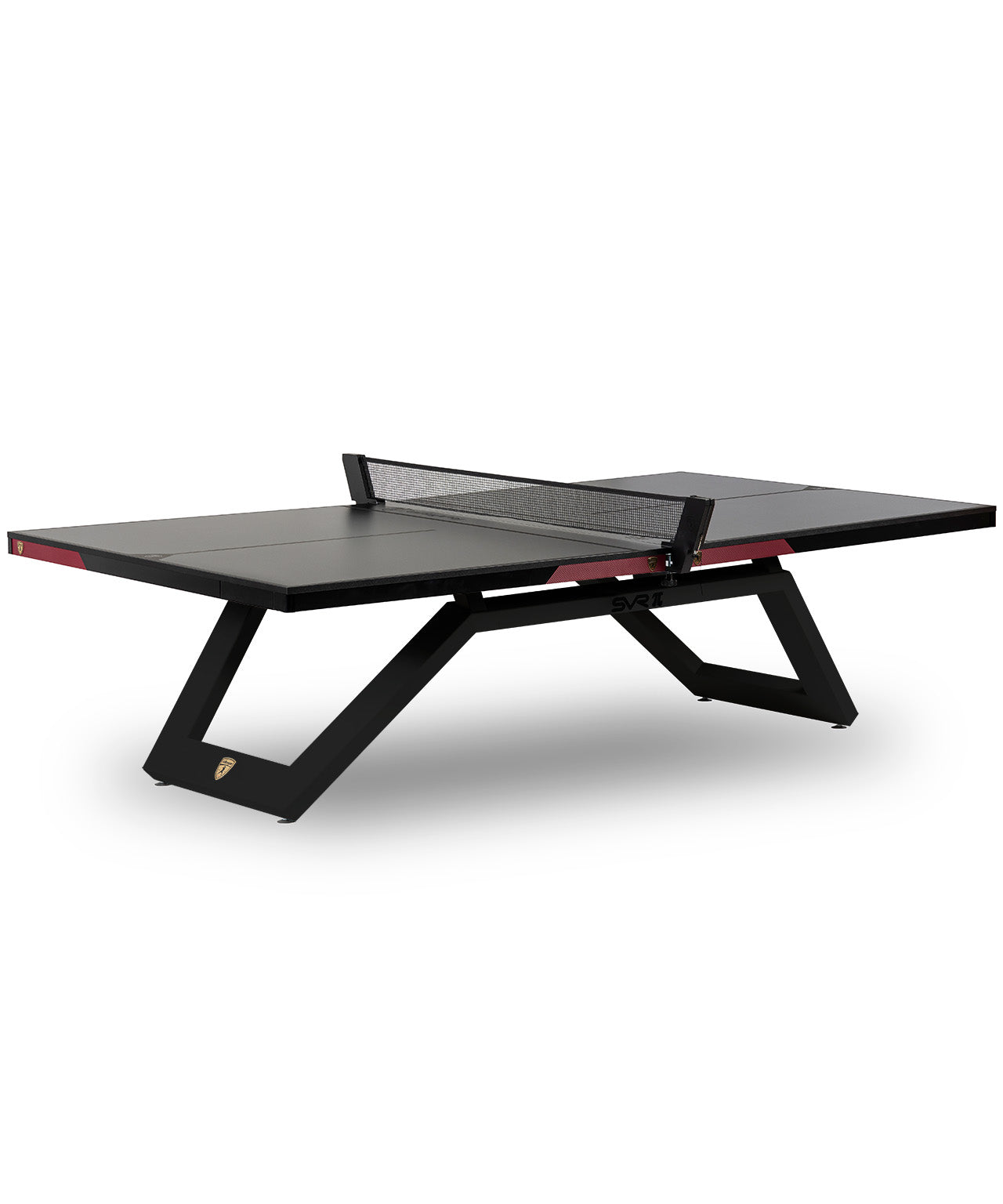 SVR Pi Killerspin SVR Pi Black Ping Pong Table Tennis Table Angle